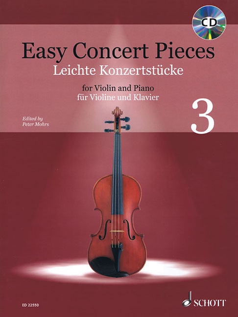 Easy Concert Pieces - Volume 3: 16 Famous Pieces From 4 Centuries Violin And Piano
