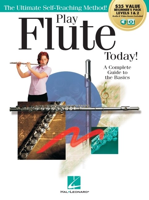 Front cover_Play Flute Today! Beginner's Pack Book/Online Audio