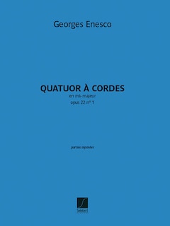 String Quartet in E-Flat Major, Op. 22, No. 1: Set of Parts