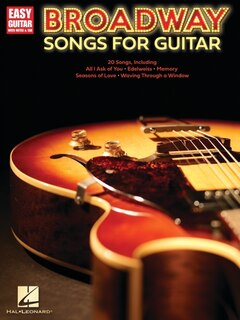 Front cover_Broadway Songs For Guitar - Easy Guitar With Notes & Tab