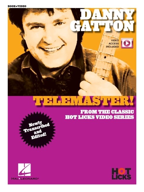 Couverture_Danny Gatton - Telemaster! From the Classic Hot Licks Video Series - Book with Online Video