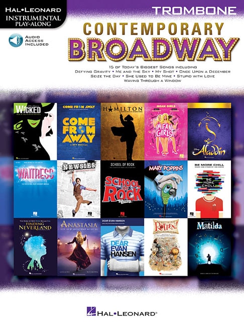 Contemporary Broadway: Instrumental Play-along For Trombone