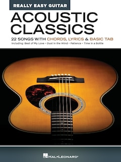 Front cover_Acoustic Classics - Really Easy Guitar Series: 22 Songs with Chords, Lyrics & Basic Tab