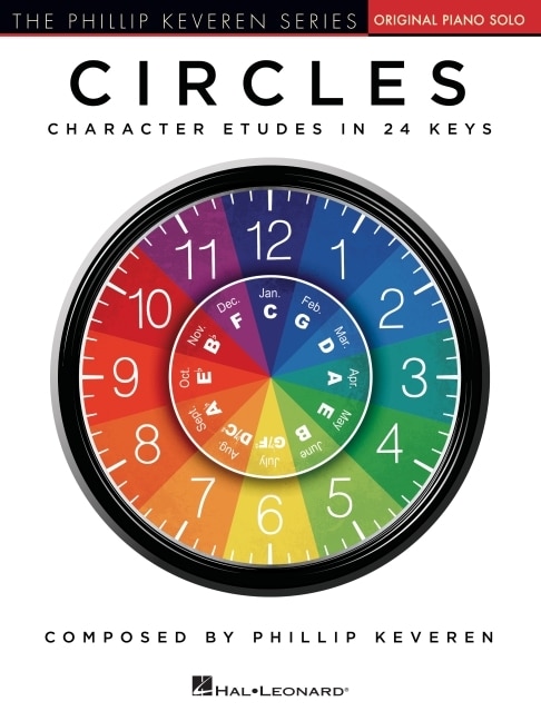 Front cover_Circles - Character Etudes in 24 Keys - Phillip Keveren Series
