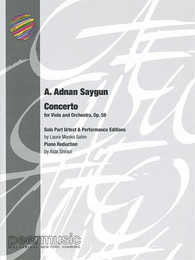 Concerto For Viola, Op. 59: Viola/piano Reduction Edited By Laura Manko Sahin Piano Reduction