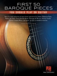 Couverture_First 50 Baroque Pieces You Should Play On Guitar
