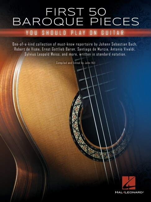 Couverture_First 50 Baroque Pieces You Should Play On Guitar