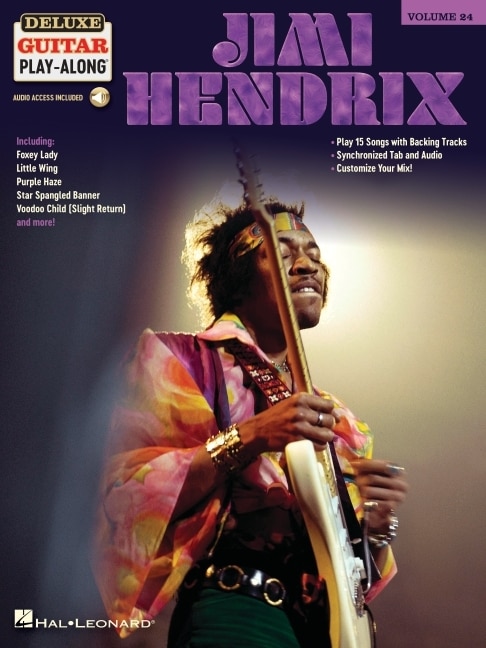 Couverture_Jimi Hendrix: Deluxe Guitar Play-along Songbook Volume 24