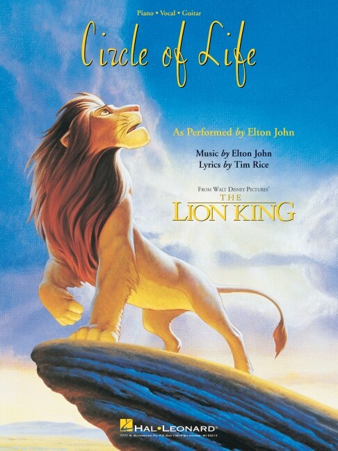 Front cover_Circle of Life from The Lion King