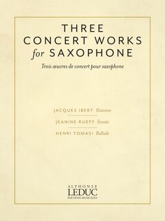 Front cover_Three Concert Works For Saxophone
