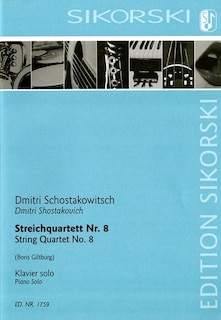 Front cover_String Quartet No. 8 Arranged for Solo Piano