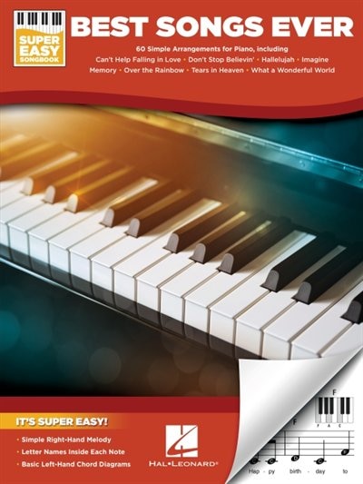 Couverture_Best Songs Ever Super Easy Piano Songbook
