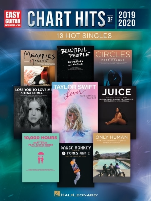 Couverture_Chart Hits Of 2019-2020 - Songbook For Easy Guitar With Notes & Tab