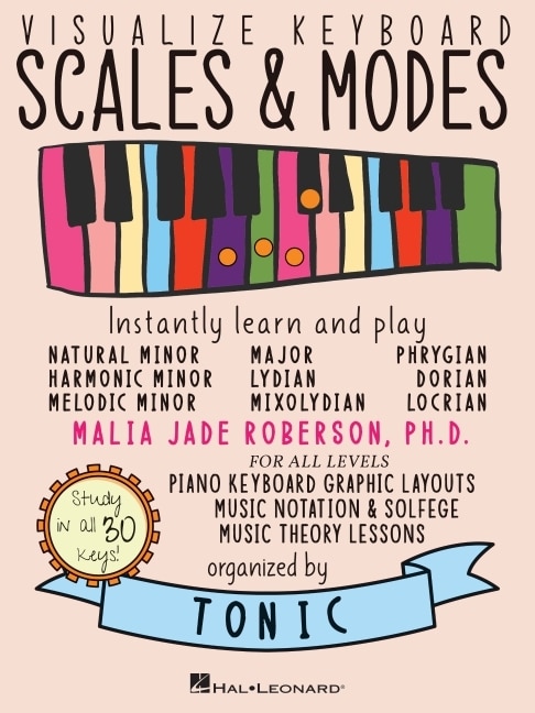 Front cover_Visualize Keyboard Scales & Modes: Instantly Learn and Play, Designed for All Musicians