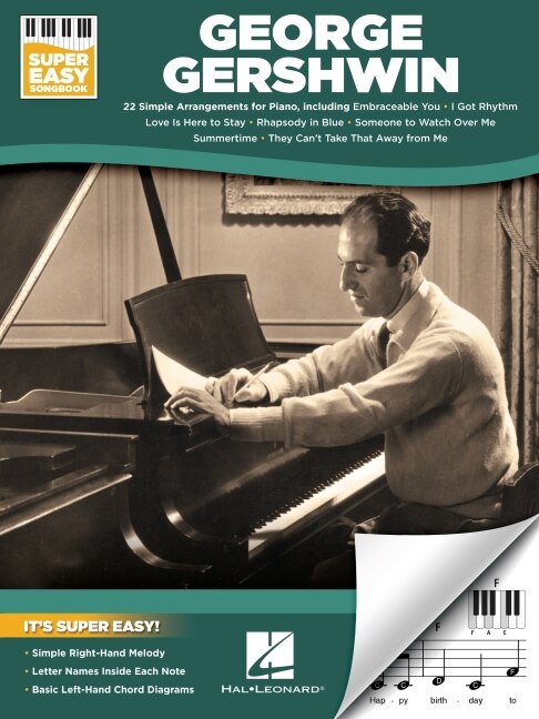 Front cover_George Gershwin - Super Easy Songbook