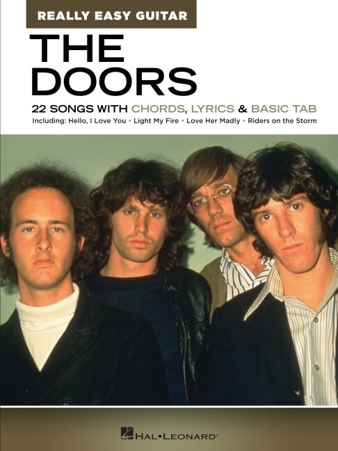 Front cover_The Doors - Really Easy Guitar Series: 22 Songs with Chords, Lyrics & Basic Tab