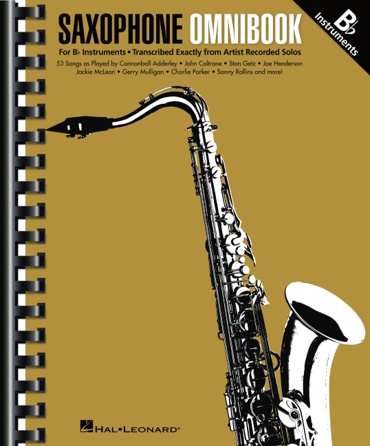 Couverture_Saxophone Omnibook for B-Flat Instruments - 53 Songs Transcribed Exactly from Artist Recorded Solos
