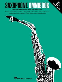 Front cover_Saxophone Omnibook for E-Flat Instruments: 53 Songs Transcribed Exactly from Artist Recorded Solos