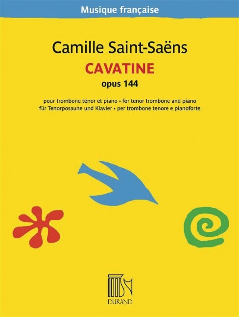 Front cover_Cavatine Op. 144 Tenor Trombone and Piano