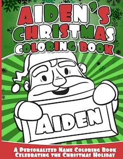 Couverture_Aiden's Christmas Coloring Book