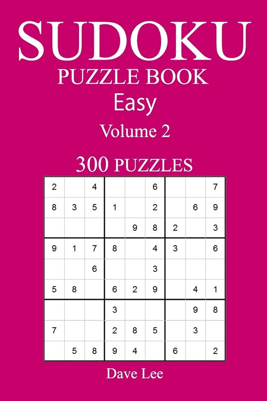 Front cover_Easy 300 Sudoku Puzzle Book