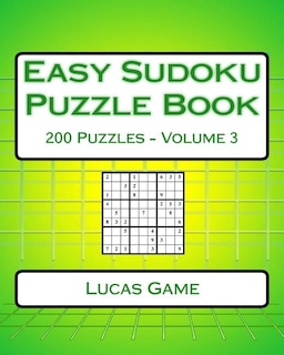 Front cover_Easy Sudoku Puzzle Book Volume 3