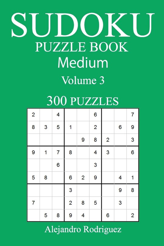 Front cover_Medium 300 Sudoku Puzzle Book