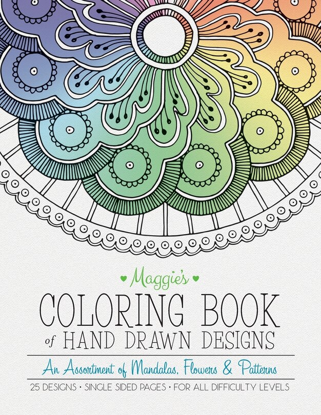 Front cover_Maggie's Coloring Book of Hand Drawn Designs