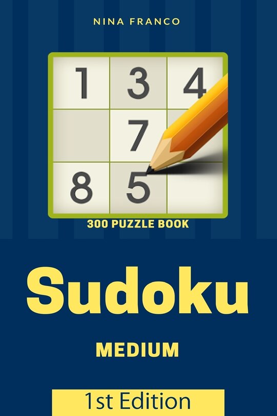 Front cover_Medium 300 Sudoku Puzzle Book