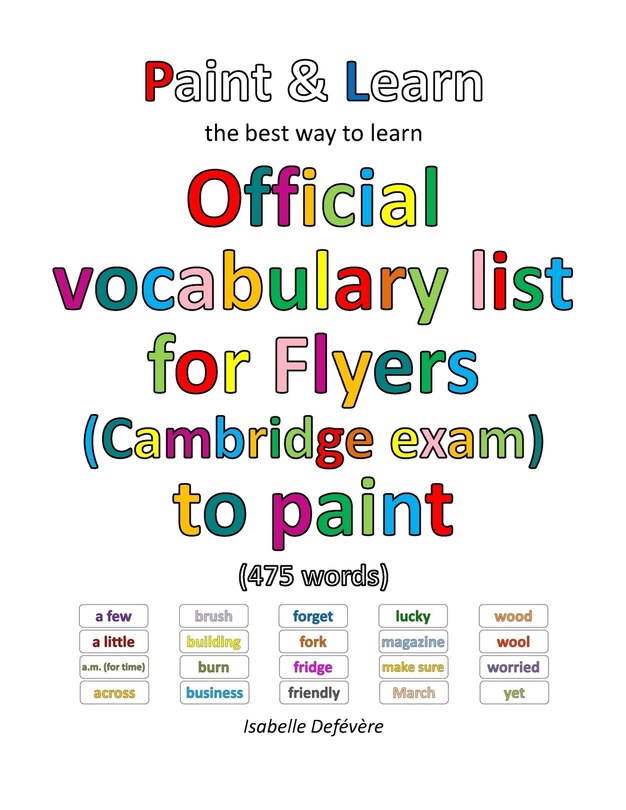 Couverture_Official vocabulary list for Flyers (Cambridge exam) to paint
