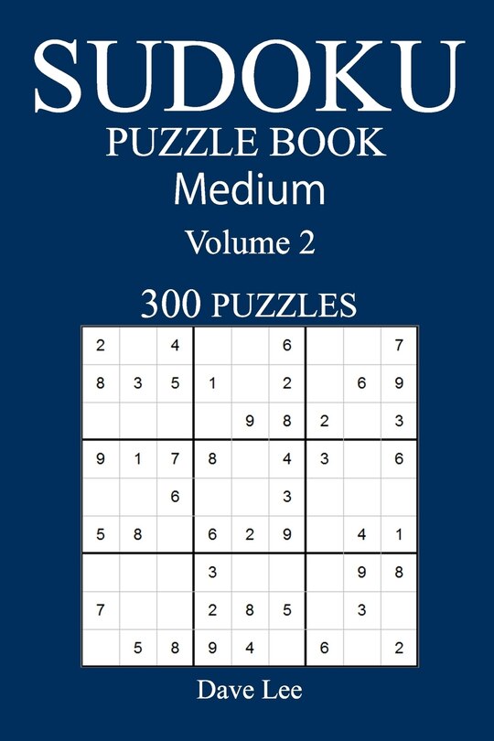 Front cover_Medium 300 Sudoku Puzzle Book