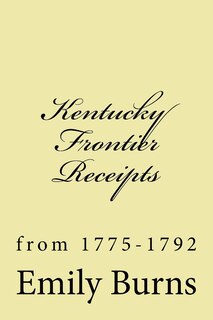Front cover_Kentucky Frontier Receipts