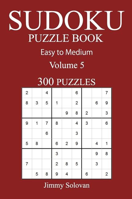 Couverture_Easy to Medium 300 Sudoku Puzzle Book