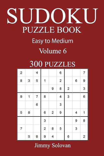Couverture_Easy to Medium 300 Sudoku Puzzle Book