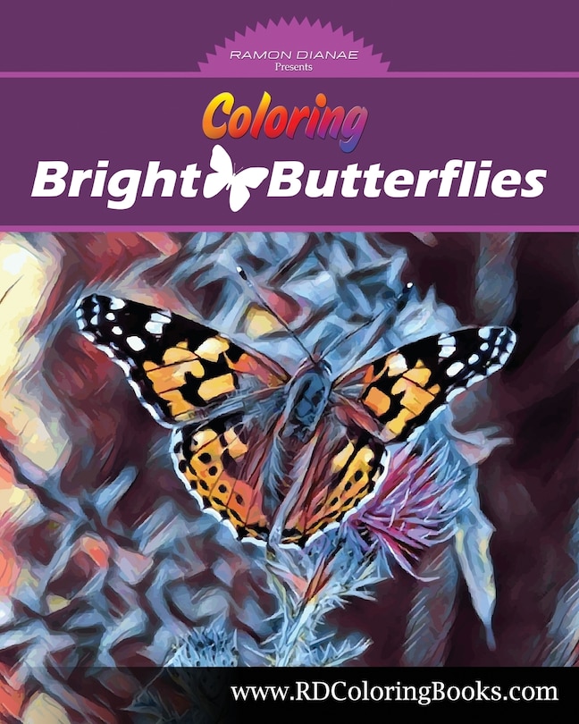Couverture_Coloring Bright Butterflies