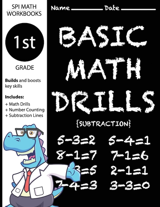 Couverture_1st Grade Basic Math Drills Subtraction