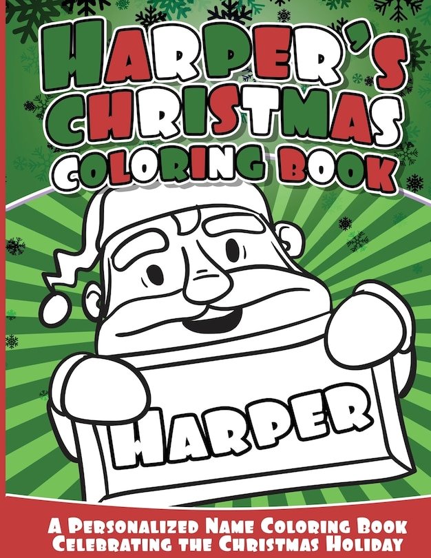 Front cover_Harper's Christmas Coloring Book