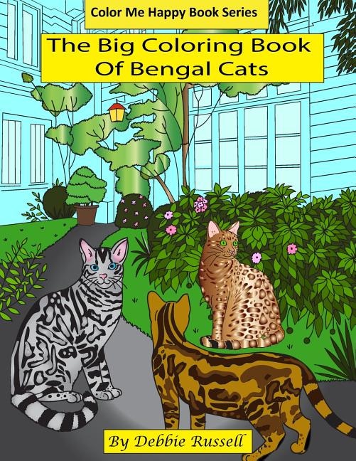 Couverture_The Big Coloring Book Of Bengal Cats
