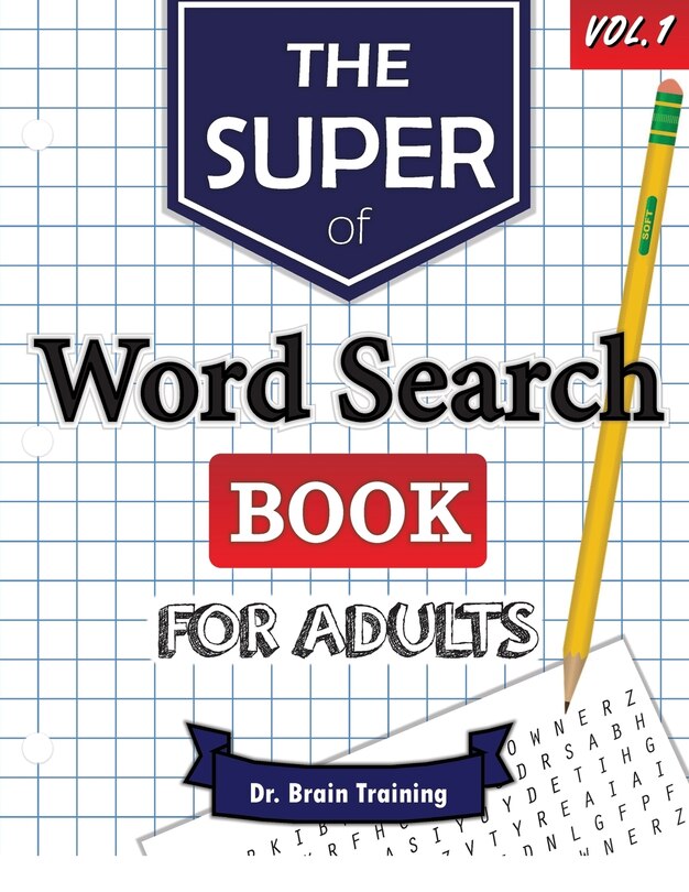 Front cover_The Super Word Search Book For Adults