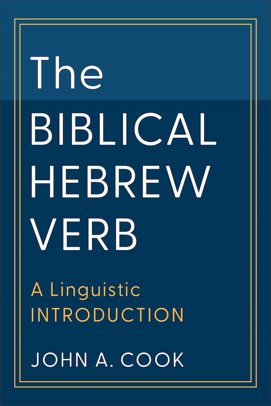 Front cover_The Biblical Hebrew Verb