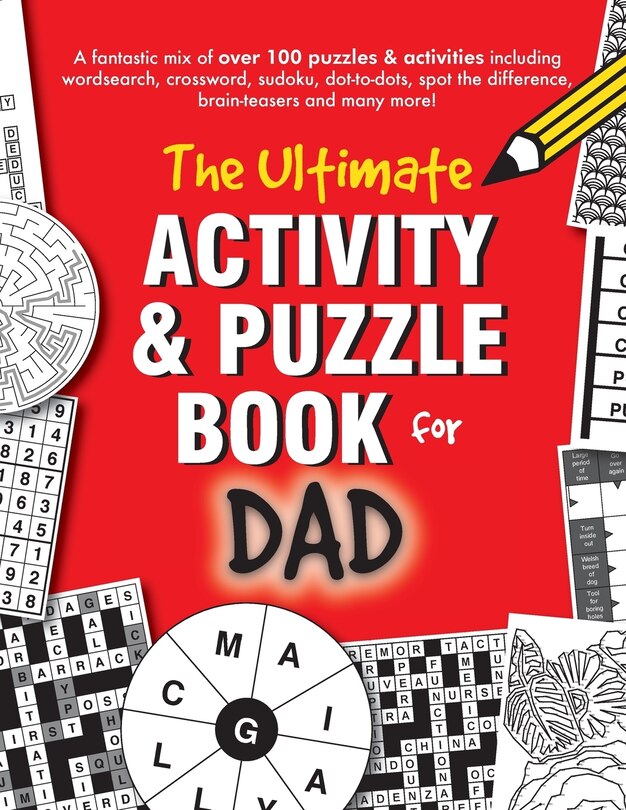 Front cover_The Ultimate Activity & Puzzle Book For Dad
