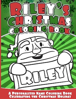 Front cover_Riley's Christmas Coloring Book