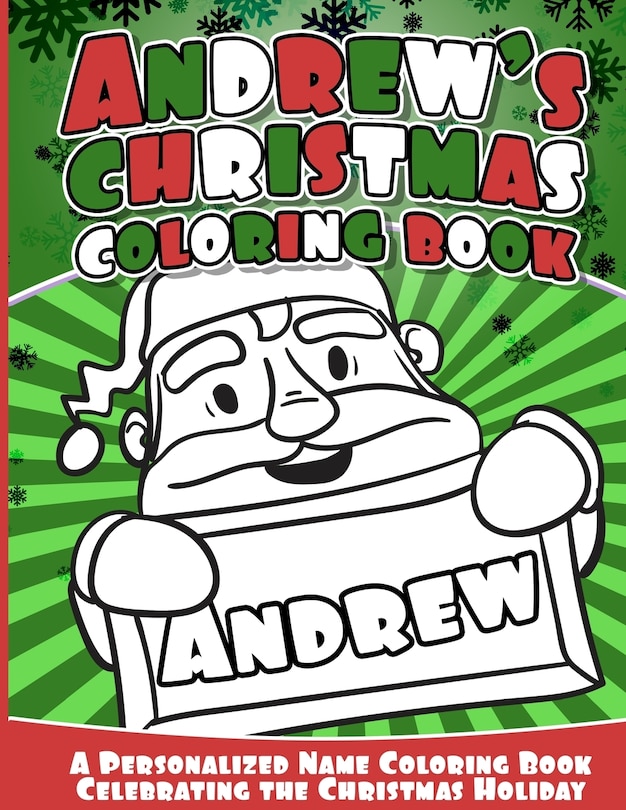 Front cover_Andrew's Christmas Coloring Book