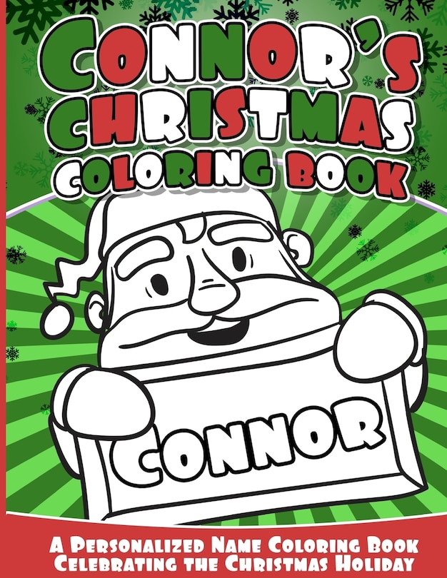 Front cover_Connor's Christmas Coloring Book