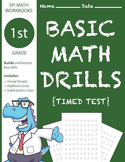 Couverture_1st Grade Basic Math Drills Timed Test