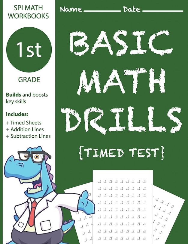 Couverture_1st Grade Basic Math Drills Timed Test