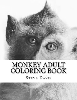Front cover_Monkey Adult Coloring Book
