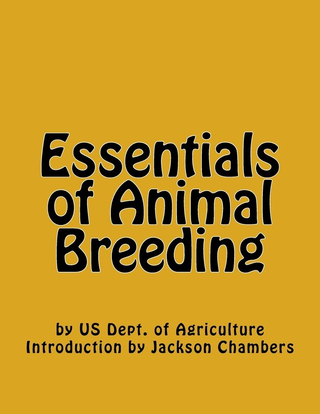 Front cover_Essentials of Animal Breeding