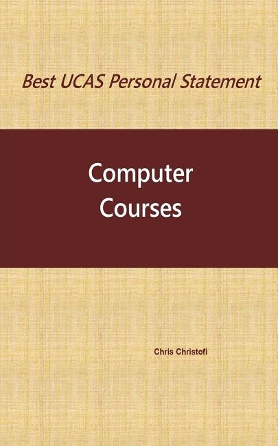Couverture_Best Ucas Personal Statement