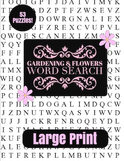 Front cover_Gardening & Flowers Large Print Word Search